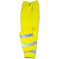 Ergodyne GloWear 8915 Class E Rain Pants, Lime, XL 24425